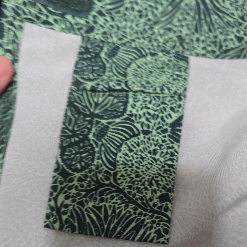 Floral Patterned Green Ripskirt - Picture 6 of 6
